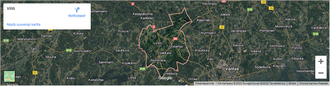Paljonko maksaa kilometri taksilla Vihdiss?